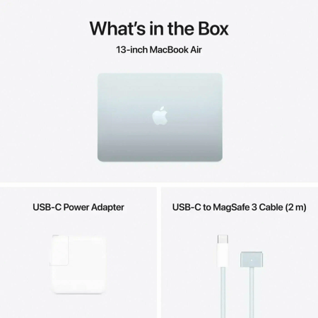 Apple MacBook Air 13 2025 M4/10CPU-10GPU/16GB/512GB Sky Blue MC6U4